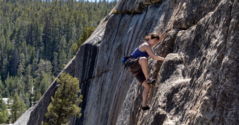 Climbing at Tiger Cage – Courtright Reservoir